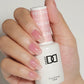 DND Daisy Gel Duo with clear pink gel nail polish and lacquer, featuring shade #441 in a sleek bottle.