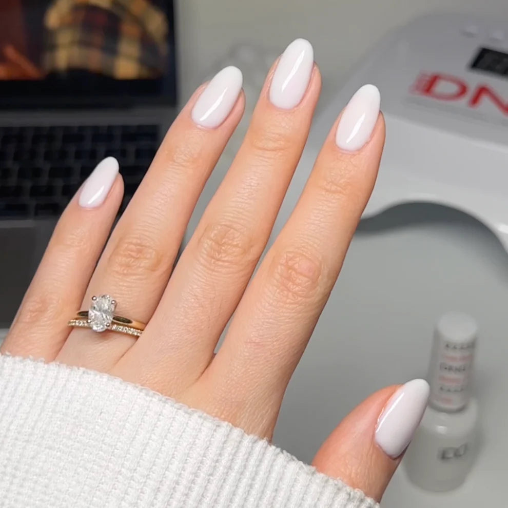 DND Daisy Gel Duo with cute bunny design, featuring vibrant gel nail polish and lacquer swatches on a neutral background.