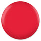DND Daisy Gel Duo in Red #563, featuring gel nail polish and lacquer swatches on a nail wheel display.