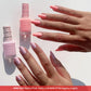 DND Daisy Gel Duo Jiggles #724 featuring vibrant gel nail polish and lacquer in a colorful floral design.