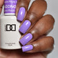 DND Daisy Gel Duo in Kazoo Purple #662 featuring a vibrant purple gel nail polish and lacquer for a glossy finish