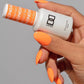 DND Daisy Gel Duo Let's Tango #804 gel nail polish and lacquer swatch showing vibrant pink color on nails
