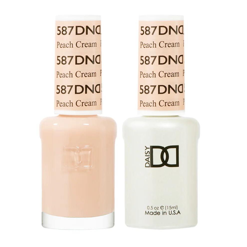 DND Daisy Gel Duo - Peach Cream #587 - Universal Nail Supplies