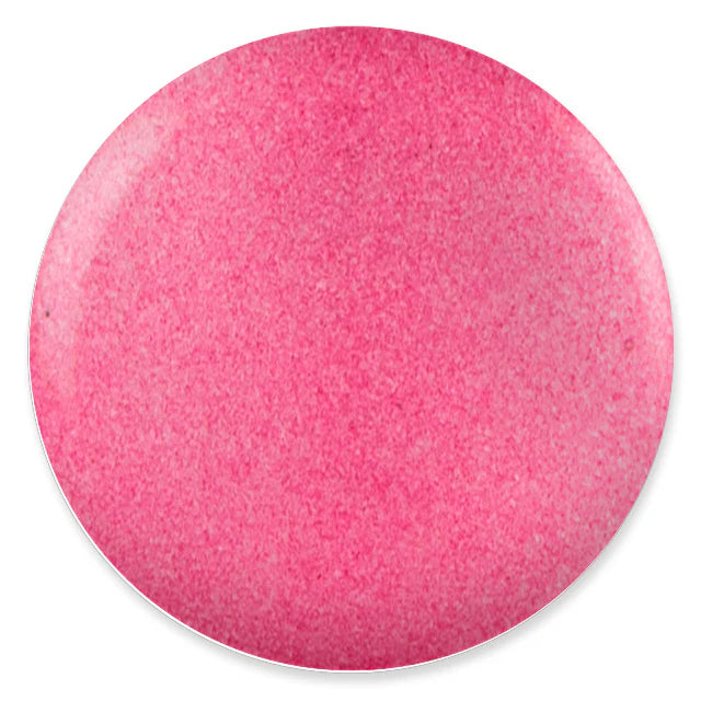 DND Daisy Gel Duo Pink Tulle #684 with gel nail polish and lacquer swatches on a nail wheel