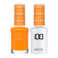 DND Daisy Gel Duo Tangerine Dream #803 featuring vibrant orange gel nail polish and lacquer in a stylish bottle.