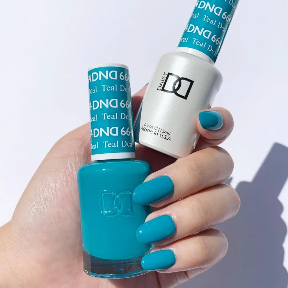 DND Daisy Gel Duo - Teal Deal #664 - Universal Nail Supplies