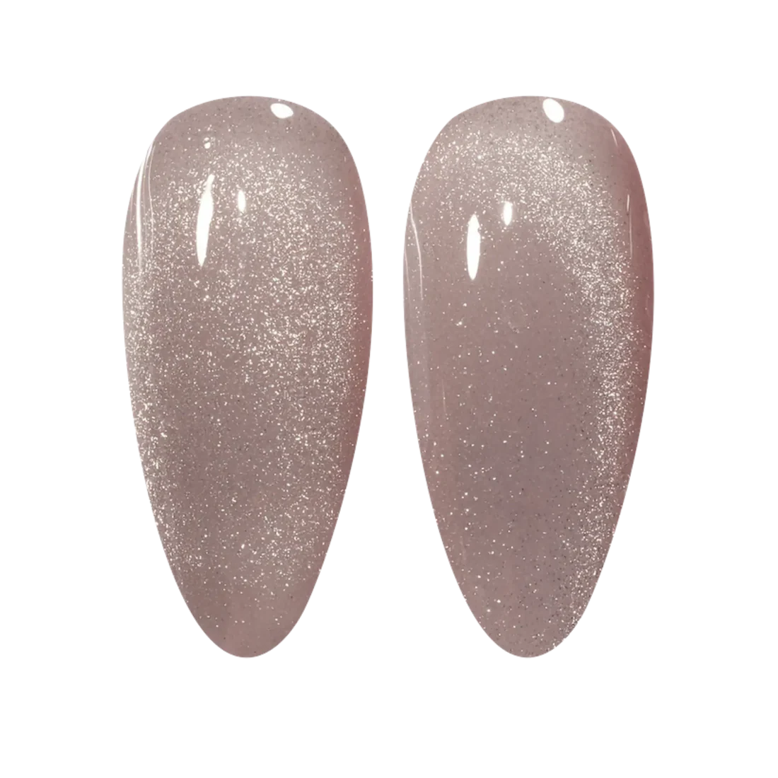 DND DC Gel Cat Eye polish in 9 Lives shade, featuring a black gel with green cat eye shimmer, from the DND brand.