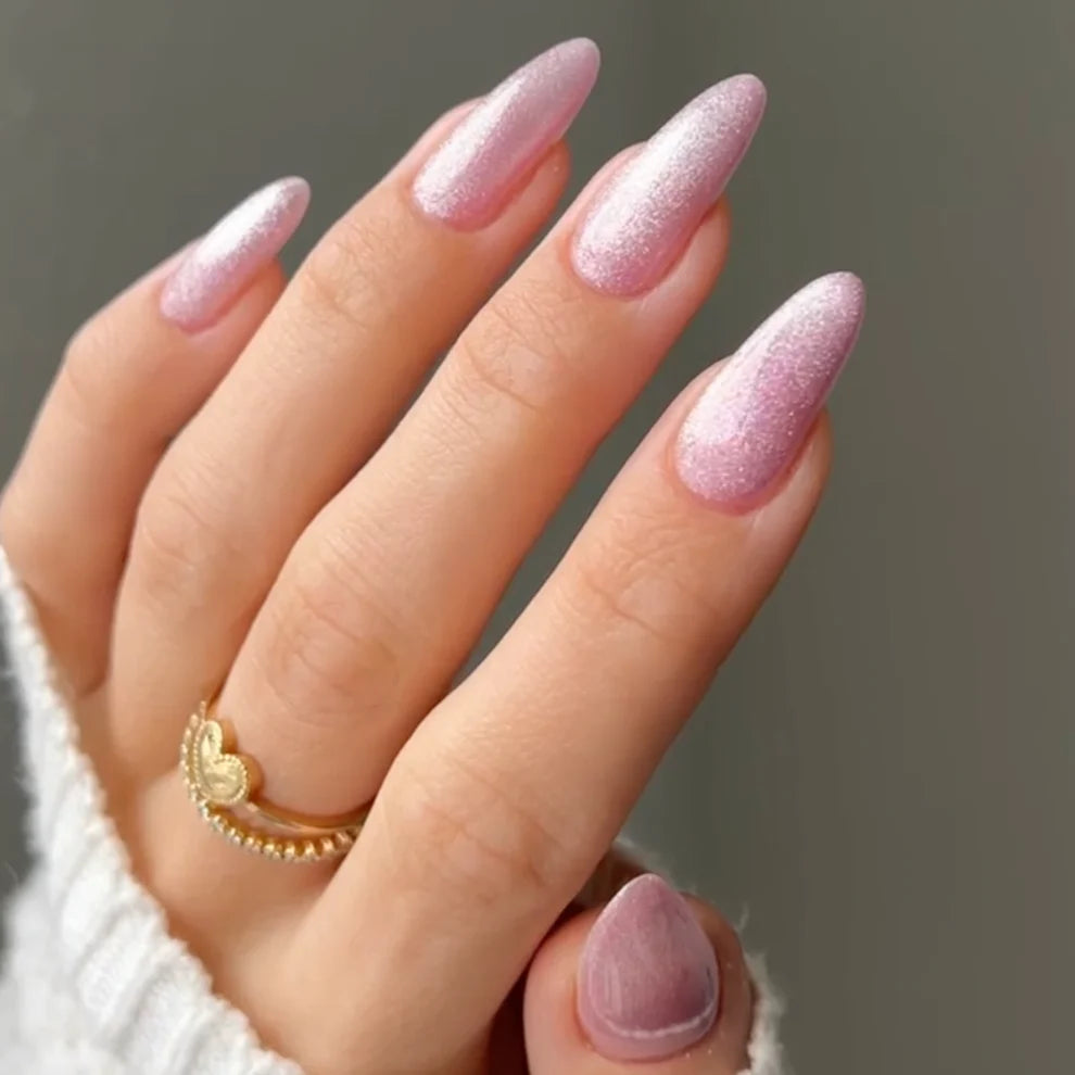 DND DC Gel Polish in Ballet Fairy shade, a vibrant cat eye nail design featuring shimmering, magical colors with a unicorn theme.