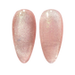 DND DC Gel Polish Cat Eye in Conch Shell shade with a sparkling gel finish, featuring a vibrant coral and pearl color.