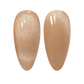 DND DC Gel Cat Eye polish in Espresso Silk shade, featuring a glossy cat eye effect with rich, deep brown color.