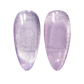 DND DC Gel Polish in Royal Paws shade with a glossy cat eye design, featuring deep blue and shimmer accents.