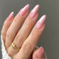 DND DC Gel Polish in Sugar Floss #16, a vibrant pink cat eye gel with a shimmering, unicorn-inspired finish.