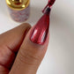 DND DC Gel Polish Cat Eye in Wine N' Lust shade, featuring a deep wine color with a shimmering cat eye effect.