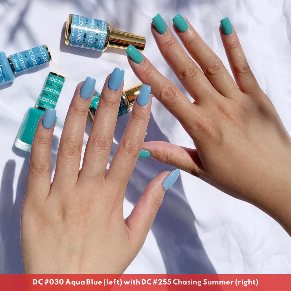 DND DC Gel Duo - Aqua Blue #030 - Universal Nail Supplies