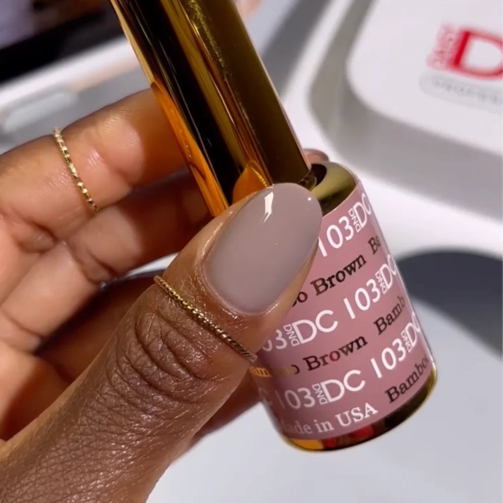 DND DC Gel Duo - Bamboo Brown #103 - Universal Nail Supplies