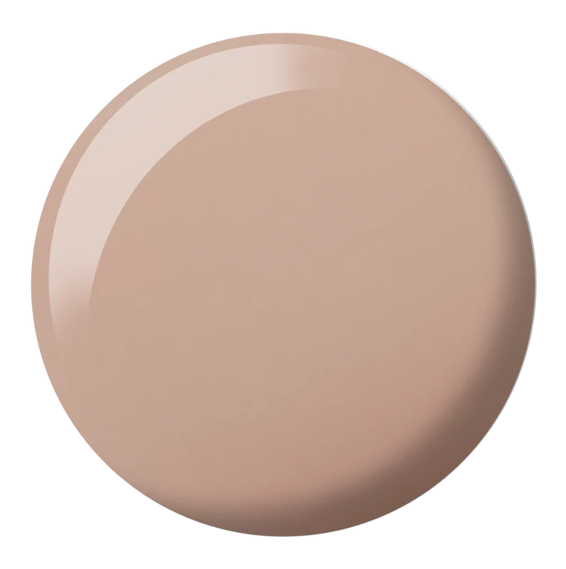 DND DC Gel Duo Barefoot #2459 showing a close-up of the gel nail polish and lacquer in a sleek bottle with a glossy finish.