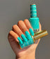 DND DC Gel Duo Chasing Summer neon gel nail polish and lacquer set with vibrant, bright orange and yellow shades.