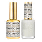 DND DC Gel Duo Coconut Silk nail polish and lacquer set in shade #2460, featuring two gel nail colors with a glossy finish.
