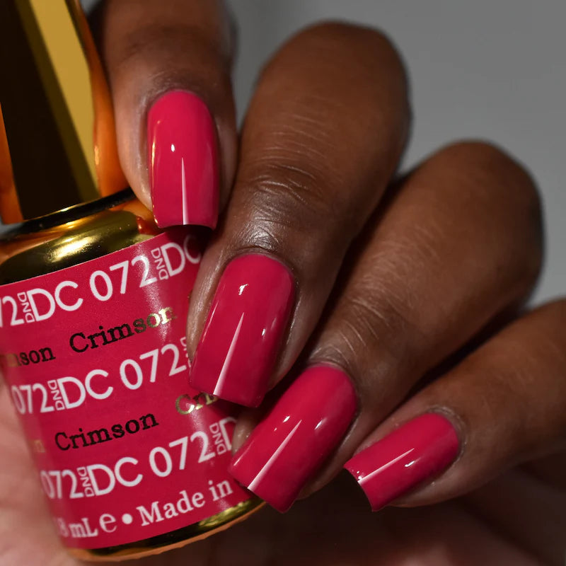 DND DC Gel Duo - Crimson #072 - Universal Nail Supplies