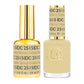 DND DC Gel Duo Dainty Daisies nail polish and lacquer set with floral daisy design on the bottles.