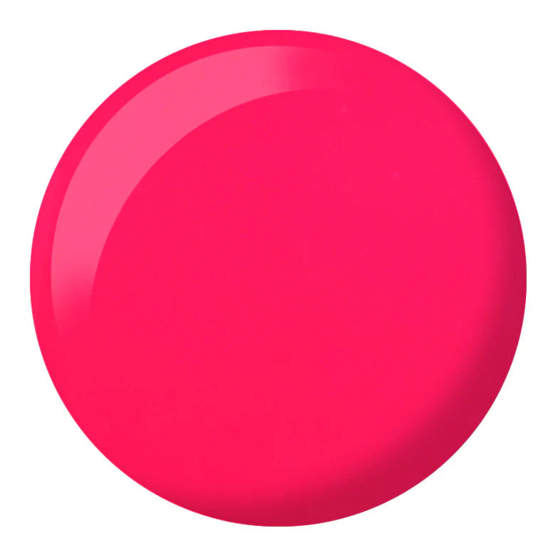 DND DC Gel Duo Echo Pink #280 gel nail polish and lacquer set, featuring vibrant pink color with glossy finish.