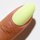 DND DC Gel Duo in Eucalyptus shade, a gel nail polish and lacquer set with a vibrant green color, shown in a close-up image.