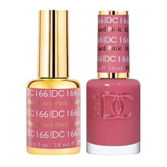 DND DC Gel Duo - Hard Pink #166 - Universal Nail Supplies