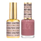 DND DC Gel Duo Need That #2467 featuring a vibrant gel nail polish and lacquer set with colorful, glossy finishes.