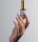 DND DC Gel Duo in On A Whim shade, a vibrant gel nail polish and lacquer set with bright pink and purple tones.