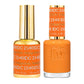 DND DC Gel Duo Orange Soda nail polish and lacquer set with vibrant orange color, glossy finish, and stylish packaging.