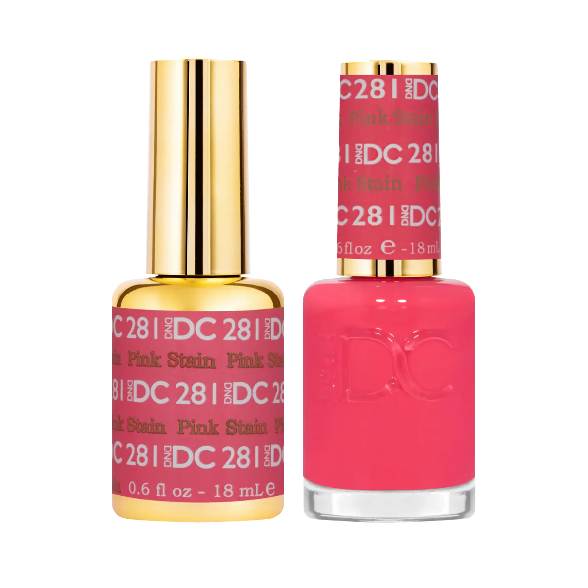 DND DC Gel Duo - Pink Stain #281 - Universal Nail Supplies