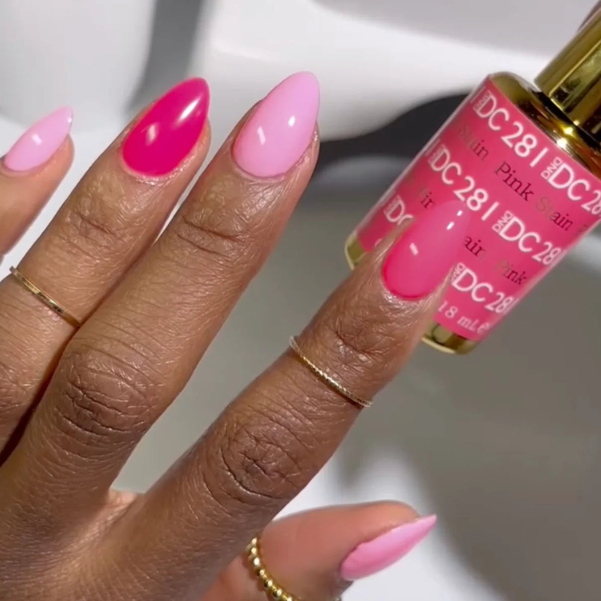 DND DC Gel Duo - Pink Stain #281 - Universal Nail Supplies