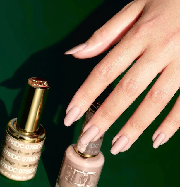 DND DC Gel Duo - Rose Beige #078 - Universal Nail Supplies
