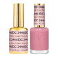 DND DC Gel Duo in Rose Palais, featuring a vibrant gel nail polish and lacquer with a glossy finish.