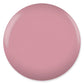 DND DC GEL DUO Strawberry Latte #077 gel nail polish and lacquer swatched on nails with a glossy finish.