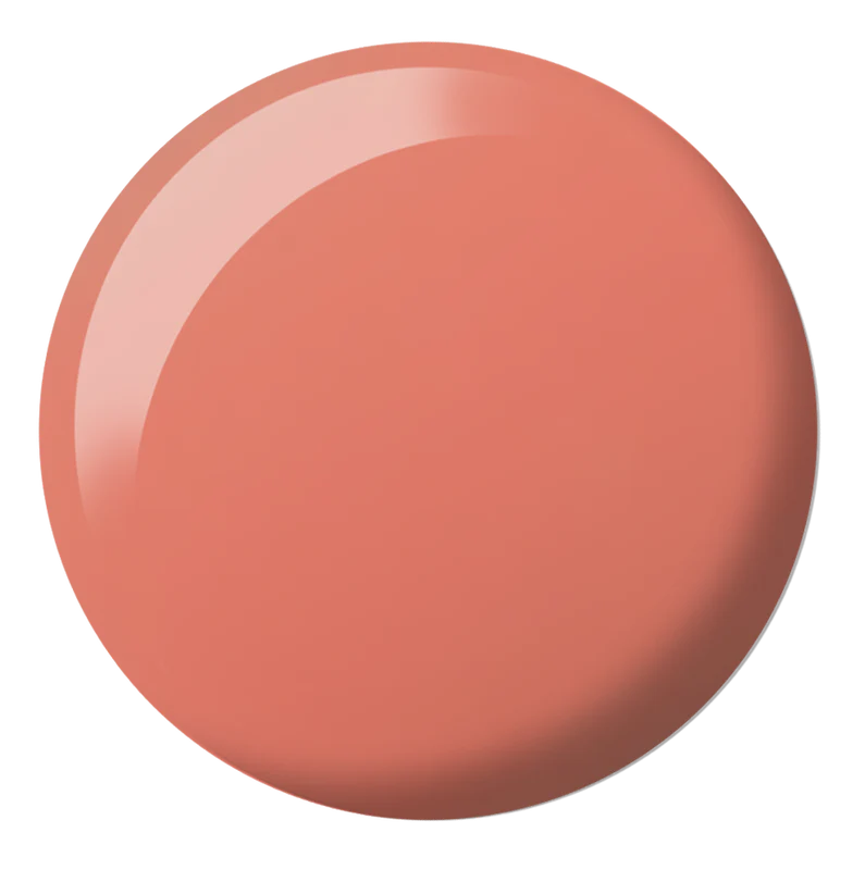 DND DC Gel Duo Summa Peach #2462 featuring a vibrant peach gel nail polish and lacquer with shiny finish.