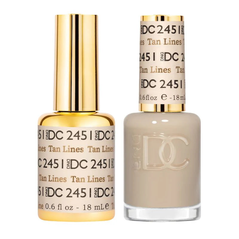 DND DC Gel Duo - Tan Lines #2451 - Universal Nail Supplies