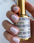 DND DC Gel Duo White Bunny #057 gel nail polish and lacquer set, featuring a glossy white finish and stylish packaging.