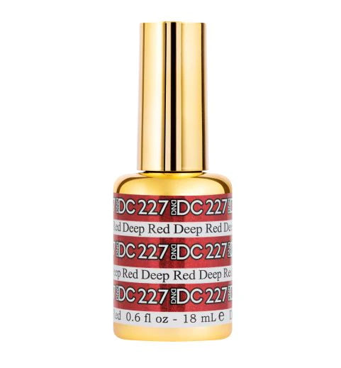 DND DC Gel Nail Polish -  Deep Red #227 - Universal Nail Supplies