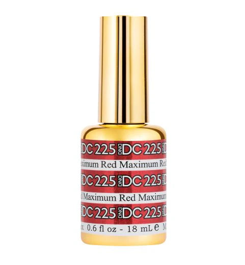 DND DC Gel Nail Polish -Maximum Red  #225 - Universal Nail Supplies