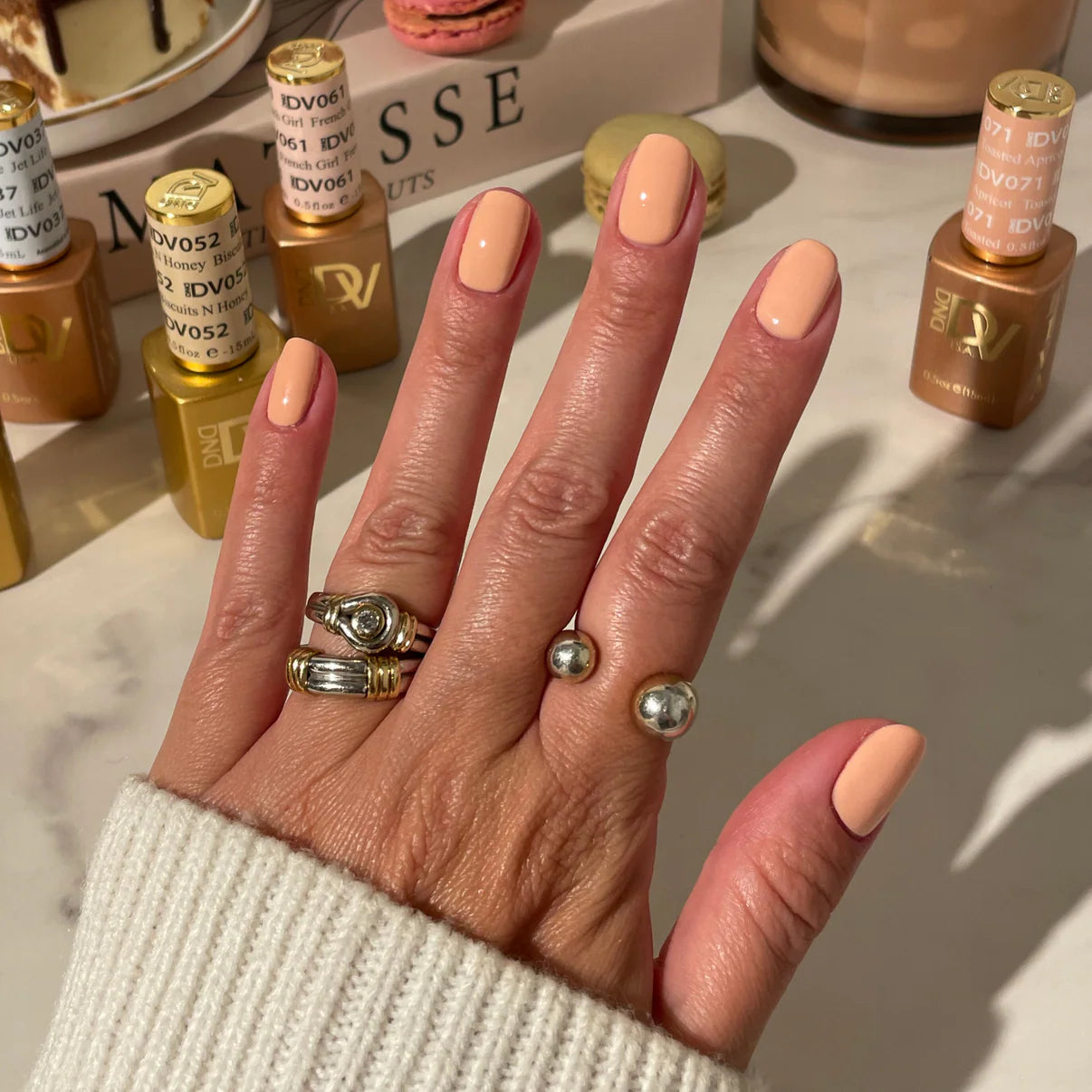 DND Diva Duo Gel & Polish - Apricot 071 - Universal Nail Supplies