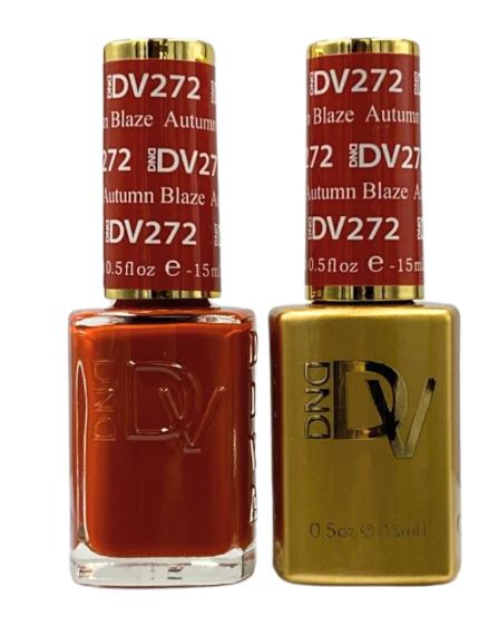 Dnd Diva Duo Gel & Polish - Autumn Blaze 272 - Universal Nail Supplies