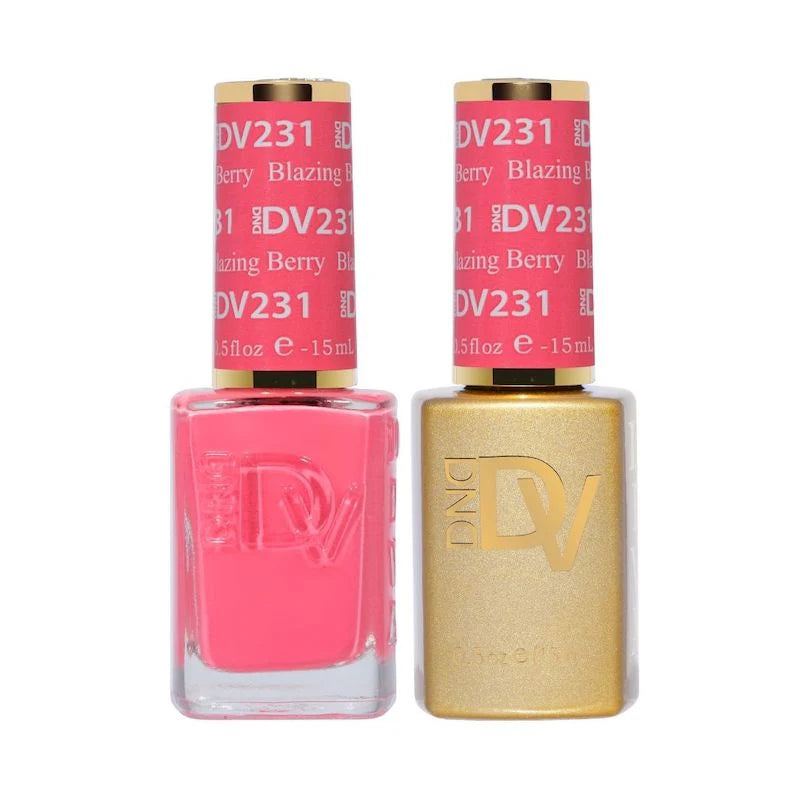 Dnd Diva Duo Gel & Polish - Blazing Berry 231 - Universal Nail Supplies