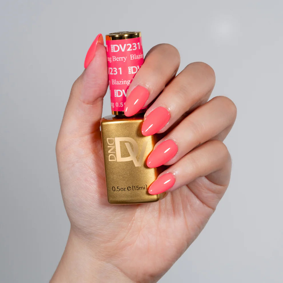 Dnd Diva Duo Gel & Polish - Blazing Berry 231 - Universal Nail Supplies