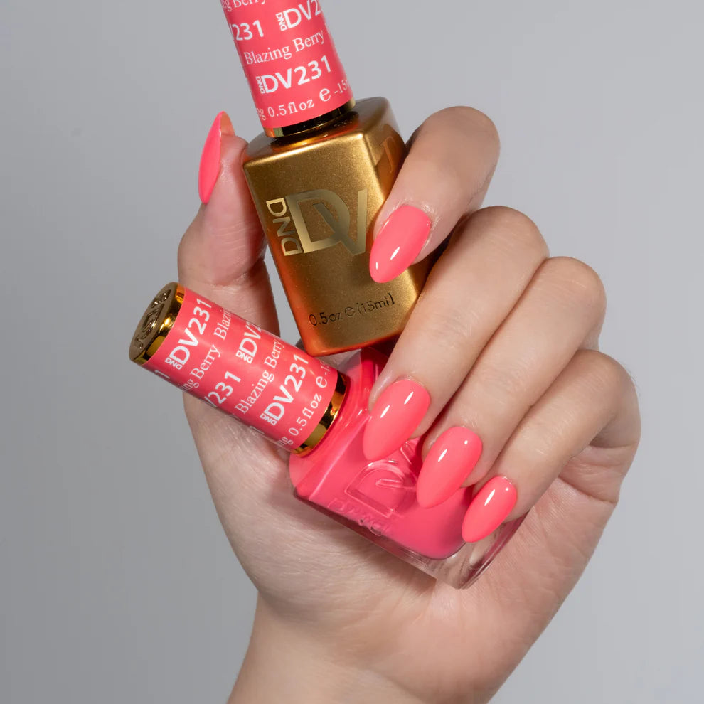 Dnd Diva Duo Gel & Polish - Blazing Berry 231 - Universal Nail Supplies
