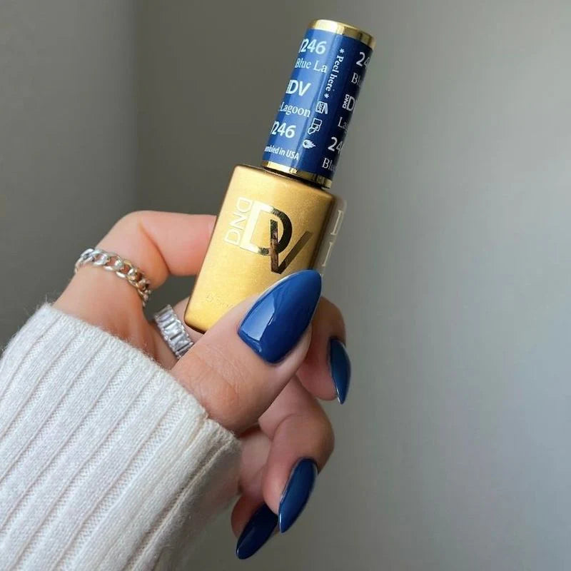Dnd Diva Duo Gel & Polish -  Blue Lagoon 246 - Universal Nail Supplies
