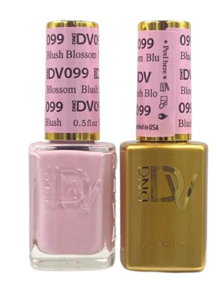 Dnd Gel & Polish Diva Duo - 099 Blush Blossom - Universal Nail Supplies