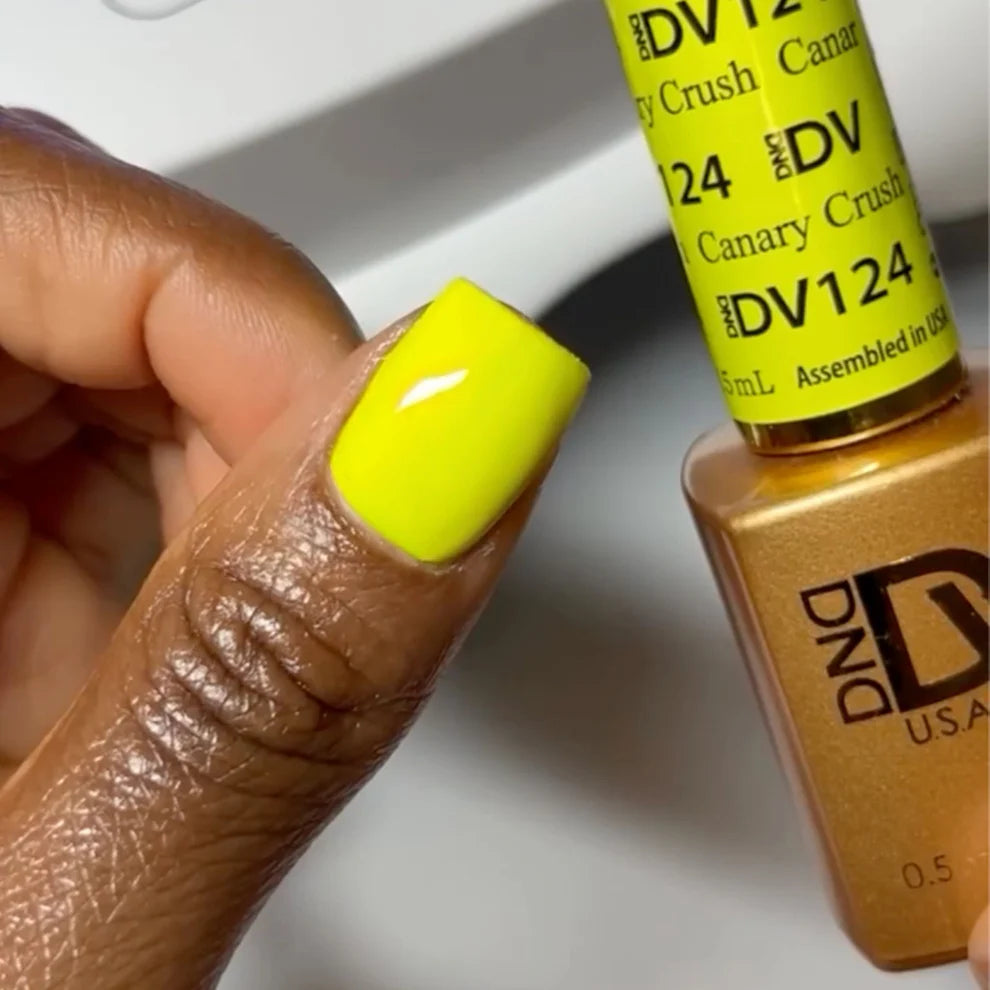 Dnd Diva Duo Gel & Polish - Canary Crush 124 - Universal Nail Supplies