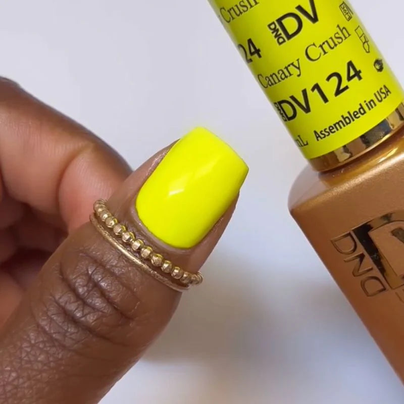 Dnd Diva Duo Gel & Polish - Canary Crush 124 - Universal Nail Supplies