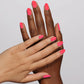 DND Diva Duo Gel and Polish in Candy Store 214, showcasing vibrant pink and glitter nail polishes with a glossy finish.